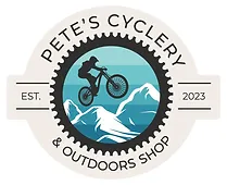 Pete's Cyclery and Outdoor Shop Logo